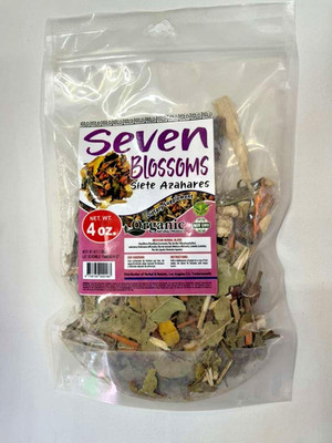 Seven Blossoms Herbal Blend 4oz - Organic Mexican Herbal Tea / Té Natural