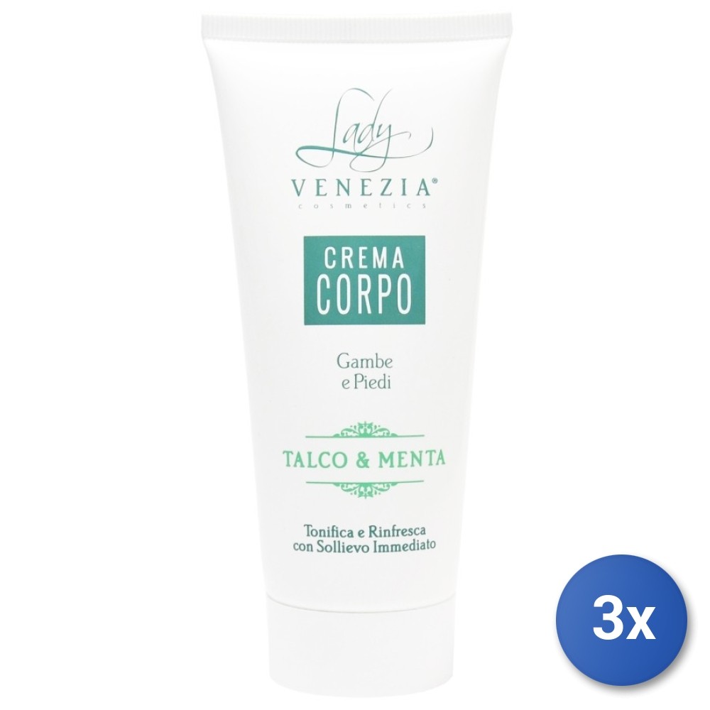 3X Lady Venezia Body Cream 100 Ml. Legs/Feet