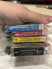 CLI-271/PGI-270XL Compatible Ink Cartridges 4-Pack CMYK For Canon MG6820