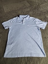 Tommy Bahama Men's Short Sleeve Polo Shirt Regular Fit, Blue Striped Size Small