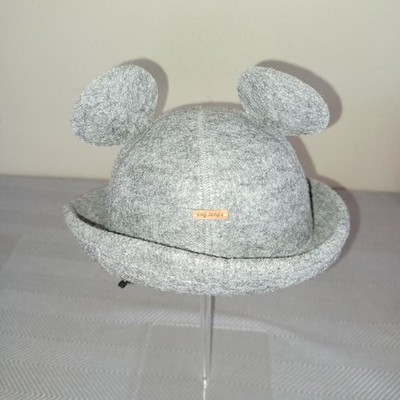 Children's Hat From Agabang Made In South Korea 100% Wool Grey Color One Size