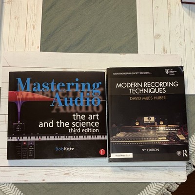 Audio Engineering Book Bundle: Mastering Audio 3rd Ed + Modern Recording 9th