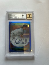 2013 Bowman Chrome Autograph Lance McCullers Jr. #BCA-LM Blue Refractor BGS 9