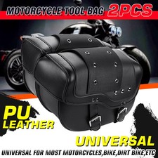 Coppia valigie laterali moto rigide borse da sella valigie nere