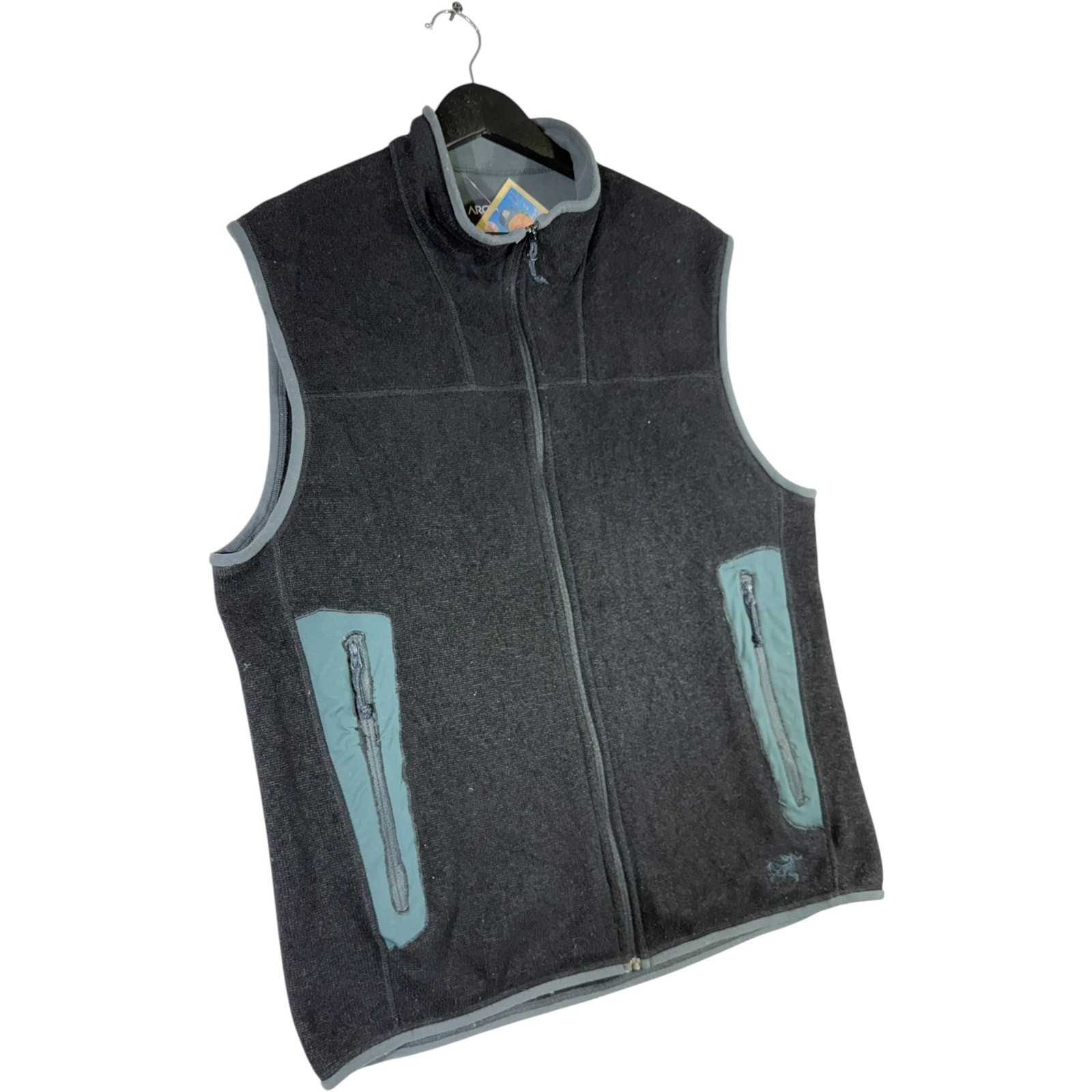 ARC'TERYX Gilet uomo Arcteryx full zip grigio in pile L