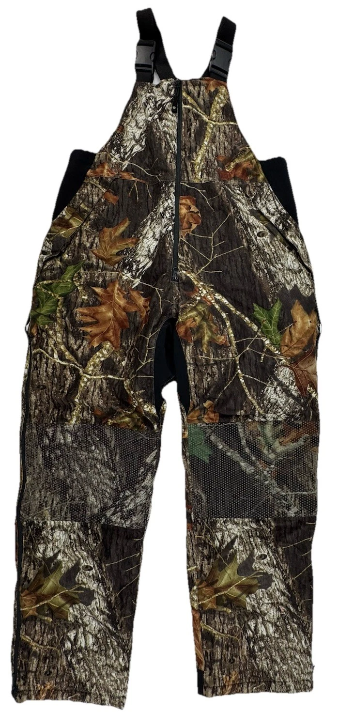 Game Winner Bib Overalls Mens Large Camo Hunting Fishing Outdoors Insulated