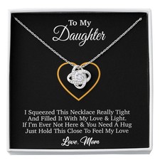 To My Daughter Necklace, Gift for Daughter from mom, Daughter mother Necklace