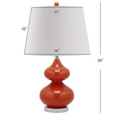Safavieh EVA DOUBLE GOURD TABLE LAMP, Reduced Price 2172753964 LIT4086D-SET2
