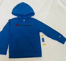 Boys S 7/8 Champion Hooded Sweatshirt BRIGHT ROYAL