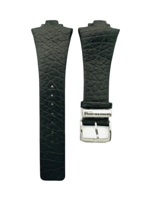 Kenneth Cole Watch Strap, KC1280 Black Leather KC1280 Strap
