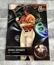2023 Bowman Platinum Top Prospects #TOP-70 Drew Gilbert Houston Astros