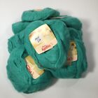 Vtg Katia Angoretta Knitting Yarn Faux Angora Acrylic Turquoise 7114 Bag of 10