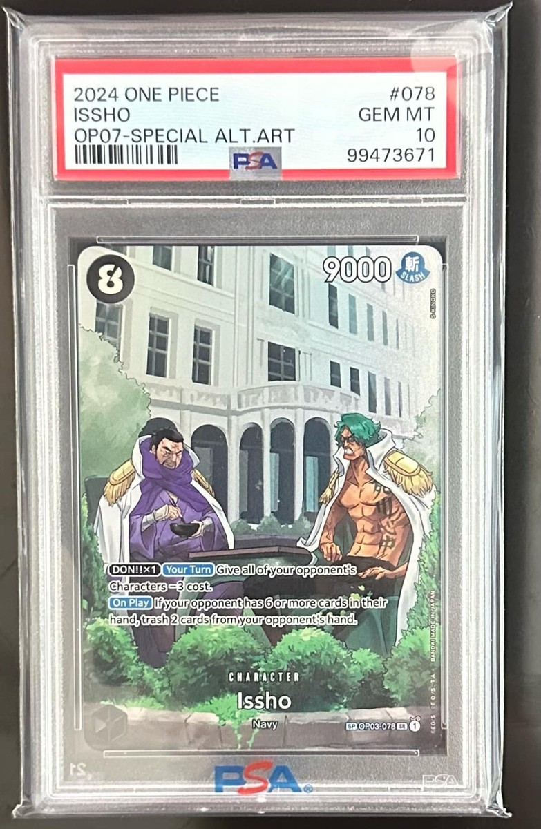 PSA 10 GEM Mint Issho (SP) OP03-078 500 Years in the Future Foil