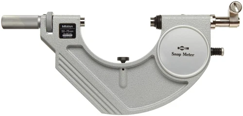 Mitutoyo 523-143 Laboratory Precision Snap Meter  50-75mm Range  2mm Anvil