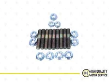 Exhaust Manifold Studs with Lock Nuts For Honda, Acura B/D.