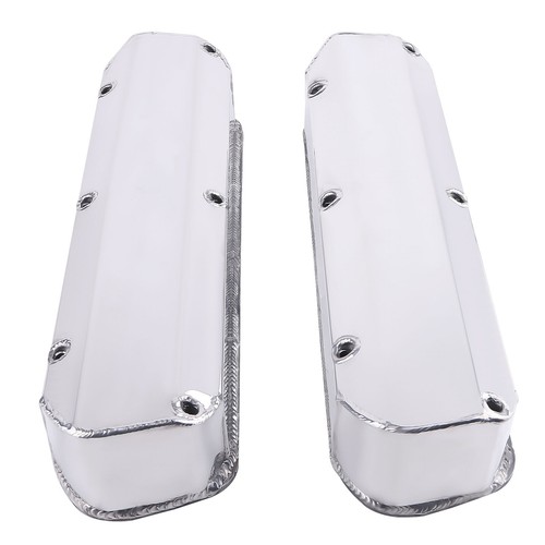 Fabricated Valve Covers for Ford Small Block 289 302 351W V8 w/ Billet Rail - Foto 7 di 12