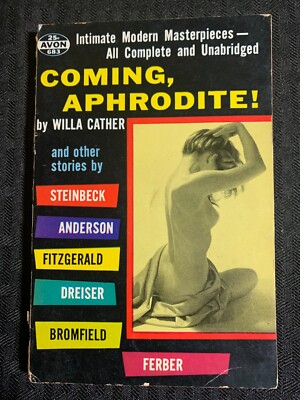 1955 COMING APHRODITE by Willa Cather VG 4.0 Avon 683 Paperback