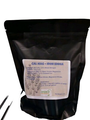Cal Mag Plus Iron EDDHA 2 Pound  Magnesium & Calcium Supplement FREE SHIPPING 