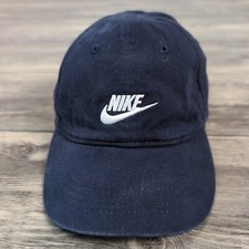 Nike Hat Strapback Cap Toddler Navy Blue White Swoosh Outdoor Featherlight