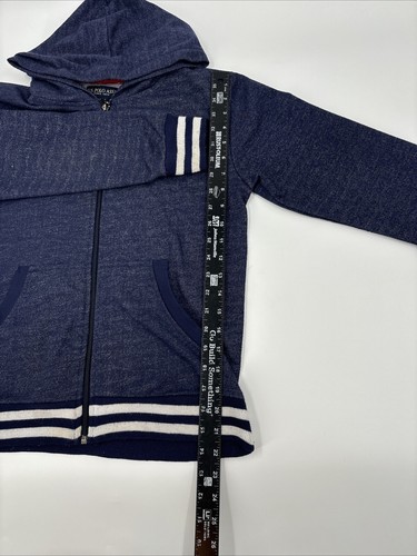 U.S. Polo Assn. Hoodie Boys 14/16 Blue USA Flag, Full Zip Sweatshirt With Logo - Picture 5 of 16
