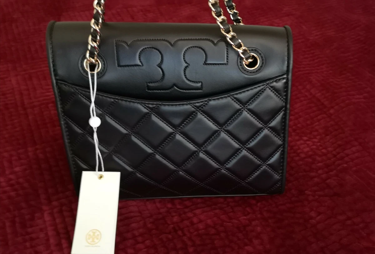 BRAND NEW AUTHENTIC TORY BURCH SAVANNAH CONVERTIBLE SHOULDER BAG BLACK