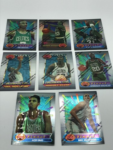 1994-95 Finest Refractors Boston Celtics Wilkins Brown McDaniel Montross 10 Karten