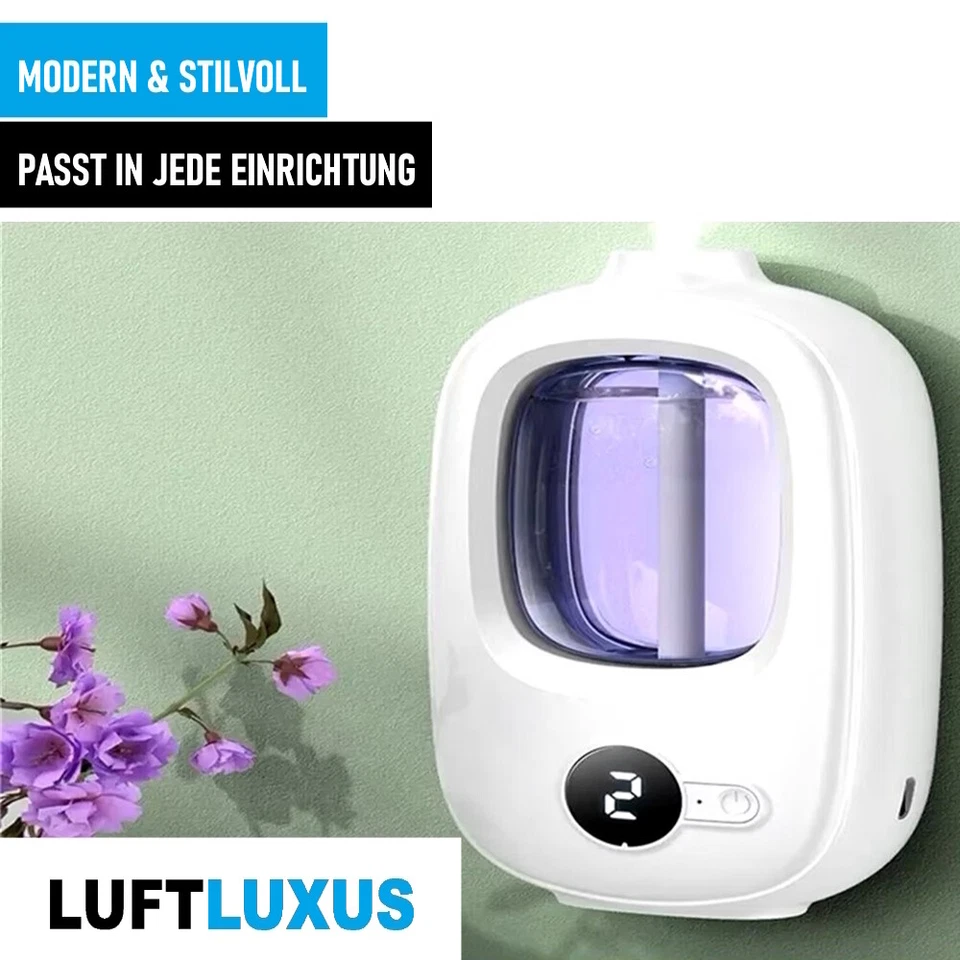 LUFTLUXUS Lufterfrischer Auto Raumduft elektrischer Nachfüllbarer Duftspender - Bild 2 von 4