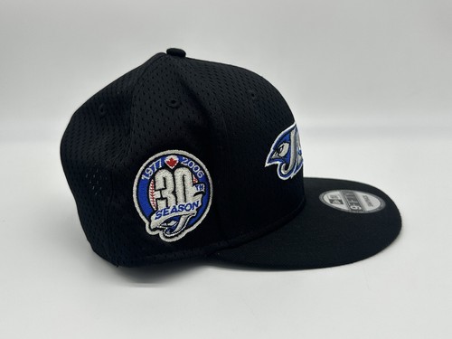 New Era Toronto Blue Jays Black Snapback Hat Cap Post Up Pin 30th Anniversary - Picture 4 of 6