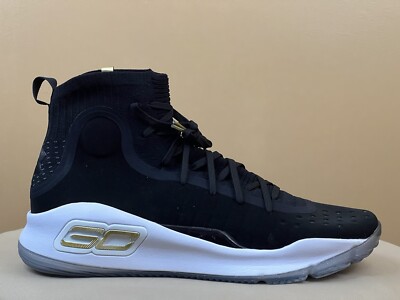Under Armour Curry 4 ''More Dimes'' BLK 1298306-001 Mens 11.5, 12 READ DESCRIPTION