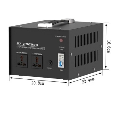 2000W Step Up Down Transformer 110V or 220V Household Appliance Voltage Converte