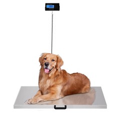 Digital Pet Scale 200kg/440lbs LCD Display for Cats Dogs Household Veterinary