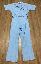 Vintage 60s 70s One Piece Para Jump Suit Hippy Mod Atomic Disco Dance Tall XL