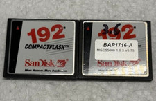 Lot of 2 SanDisk SDCFB-192-101-00 192MB CompactFlash Card