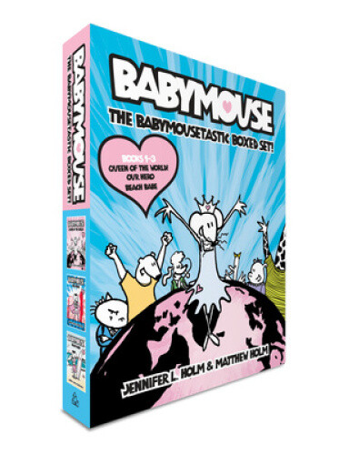 Thumbnail - The Babymousetastic Boxed Set: Books 1-3 (babymouse) By Holm, Jennifer
