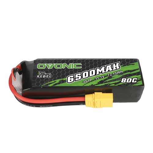 Ovonic 11.1V 6500mAh 80C 3S Lipo Akku Mit XT90 für RC Auto LKW Heli Jet ARRMA 3S - Bild 2 von 5