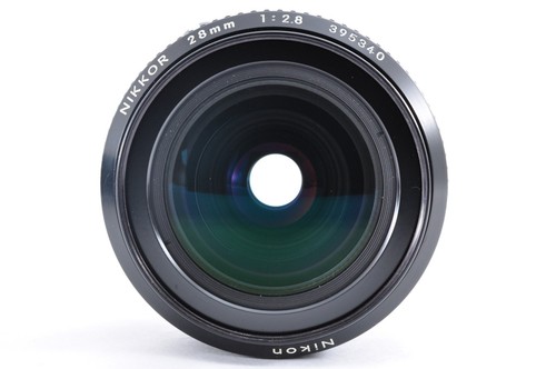 Nikon Non-Ai Nikkor 28mm F/2.8 MF "Near Mint" (Nikon F mount) From Japan - Picture 5 of 12