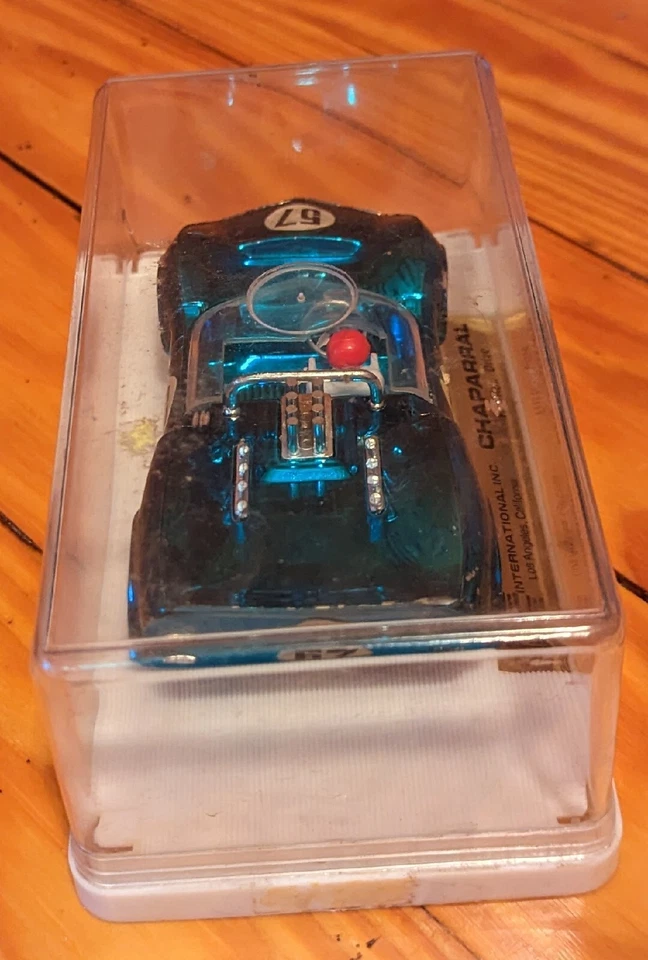 Vintage ZEE 1960's Chaparral #57 Friction Drive race car, With hard plastic - Image 4 of 4