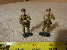 Britains England 1993 diecast metal, toy soldier lot. WWI allies figure.