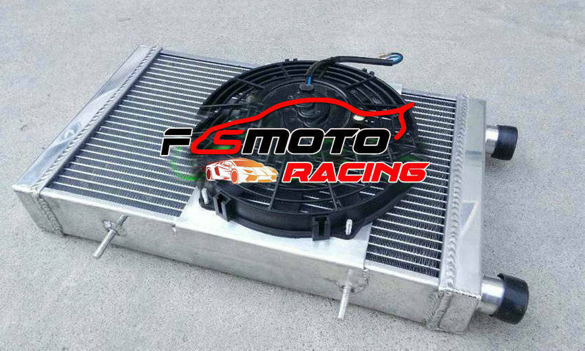 62MM For LOTUS EUROPA COUPE S1 1.5/1.6L 1966-1976 1967 Aluminum Radiator And Fan
