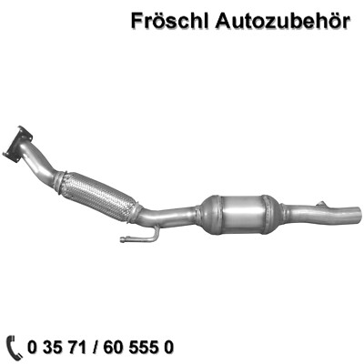 Für Skoda Fabia 2,0 116Ps Katalysator Kat Flexrohr Rohr Hosenrohr