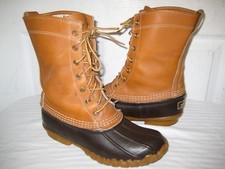 L.L. Bean Maine Hunting Shoe Boots Mens Size 7 D Made In USA
