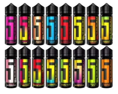5EL Longfill Aroma 10ml/120ml Flasche Liquid Dampfen alle Sorten NEU & OVP