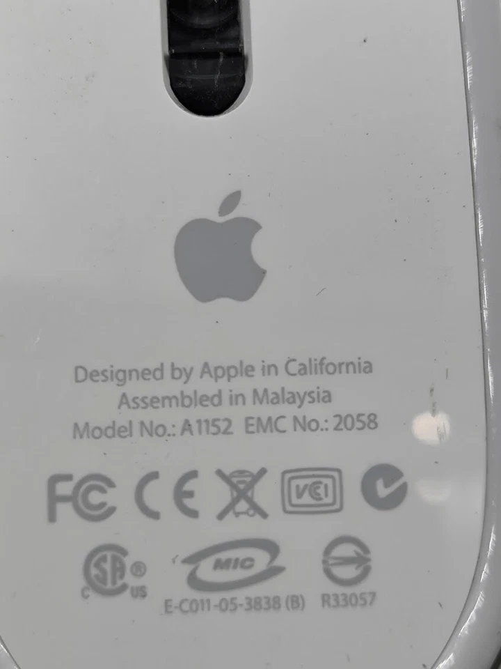Apple A1152 Usb-Maus - Gebraucht, Aktiv Zustand, Vintage Design - Bild 2 von 4
