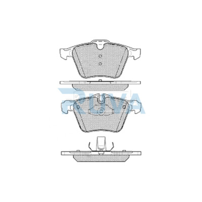 Fits Jaguar F-Type 2012- XJ 2012- 2.0 3.0 Ruva Front Brake Pads Set C2D31788