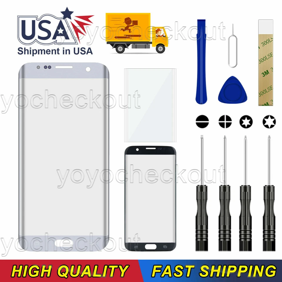 For Samsung Galaxy S7 Edge Duos SM-G935FD Replacement Glass Lens Screen US - Image 3 of 4