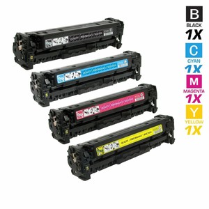 4 TONER 50% MEHR 128A FÜR HP COLOR LASERJET Pro CM1415fnw CP1525nw CP1525n  . | eBay