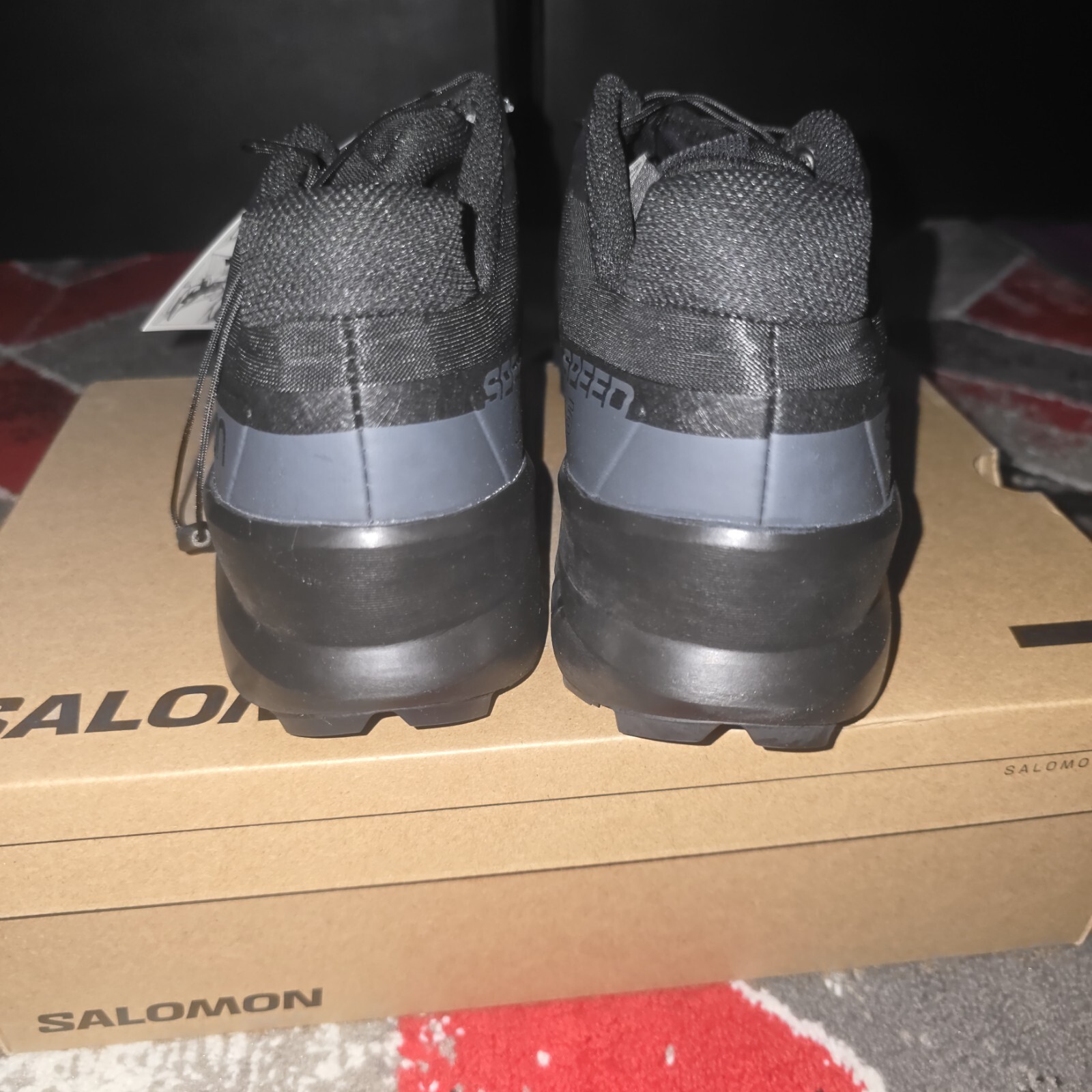 Salomon Speedcross 5 Scarpe da Trail Running Taglia 12.5 Nero Phantom