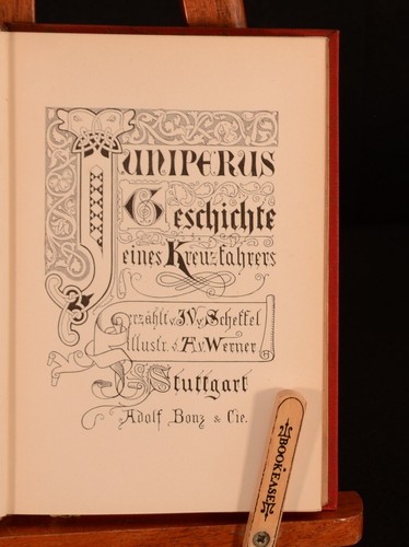 1878-82 5vol Works of Joseph Victor von Scheffel Illustrated German - Picture 3 of 12