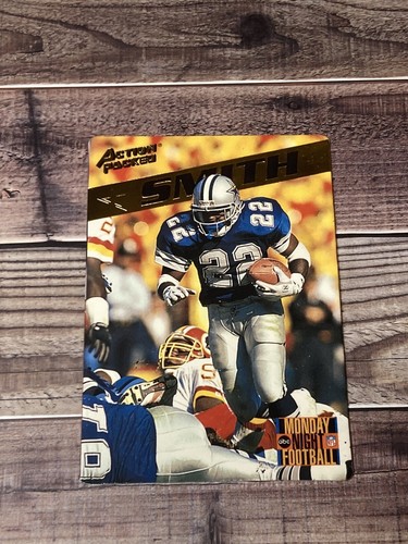 1995 Action Packed Monday Night Football #55 Emmitt Smith Dallas Cowboys