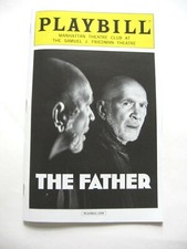 Broadway Playbill THE FATHER Manhattan Theatre Club April 2016 Frank Langella